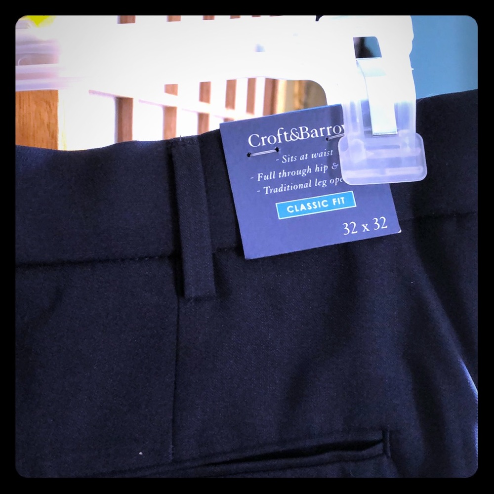 Navy Croft and Barrow men’s pants. Size 32X32